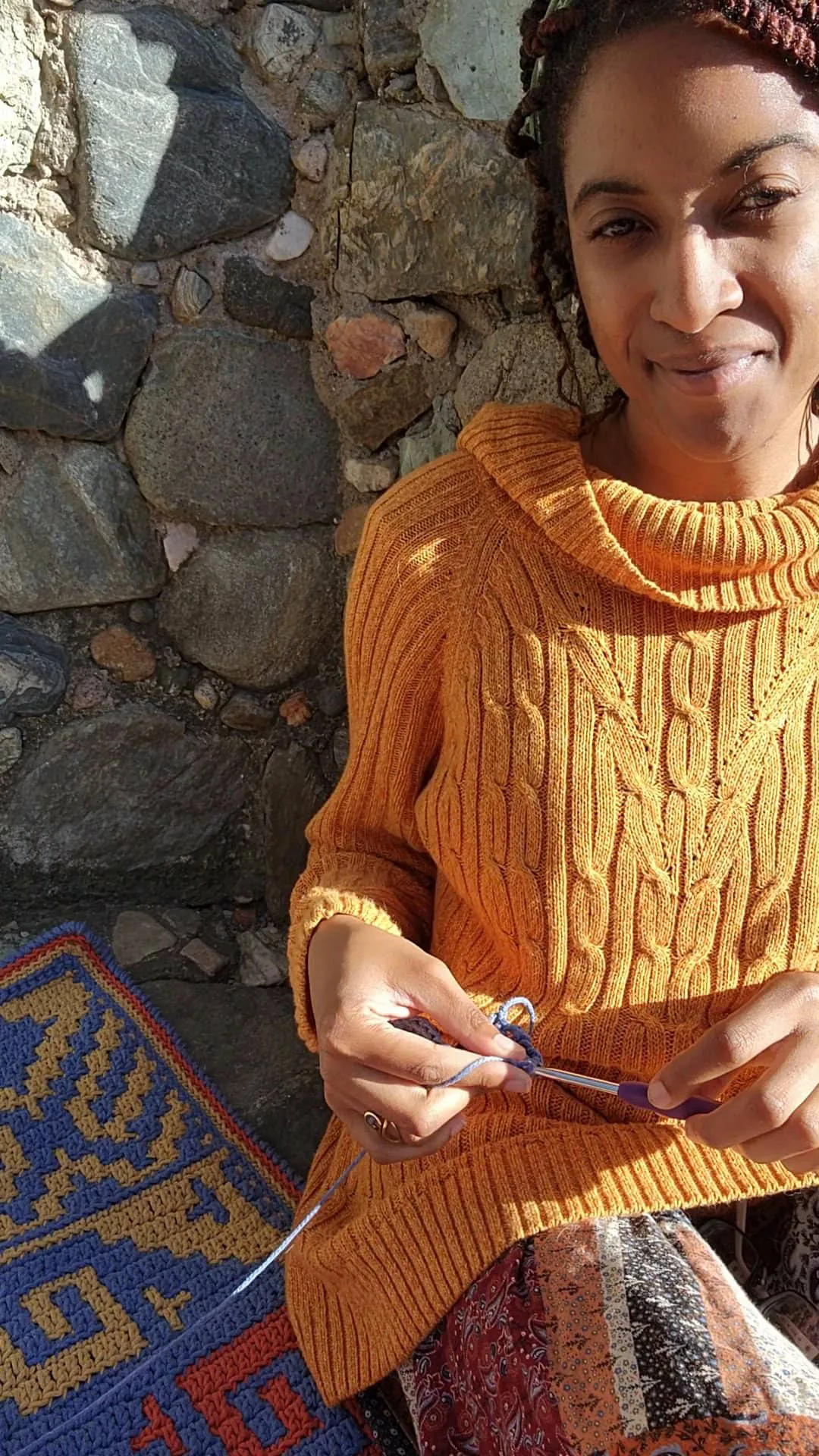 Dove crocheting